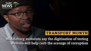 Transport Month  Digitised vehicle testing  Mkhuleko Hlengwa [upl. by Azile729]