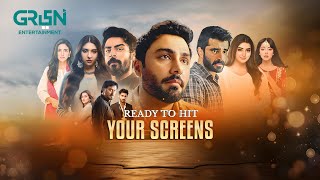 Green Entertainment Upcoming Dramas 💫 Hamza Ali Abbasi Ahmed Ali Akbar Khushhal Khan Ramsha Khan [upl. by Shuler]