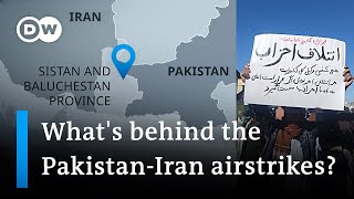 Who are Irans and Pakistans military strikes actually targeting  DW News [upl. by Anegroeg]