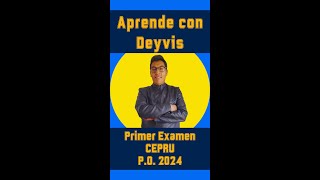 1er Examen CEPRU P O 2024 parte 1  UNSAAC  Álgebra  Aprende con Deyvis [upl. by Tye]