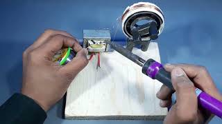 Get 220 Volt Electricity From Magnetic Gear And Copper Coil [upl. by Thomasine]