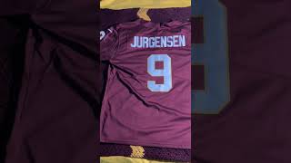 WASHINGTON REDSKINS HOME JERSEY  SONNY JURGENSEN 9  shorts nfl redskins [upl. by Botsford]