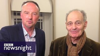 When Stephen Smith met artist Frank Auerbach  Newsnight [upl. by Bartholomew980]