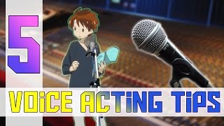 5 EASY Tips To Becoming A Better Voice Actor [upl. by Xxam]