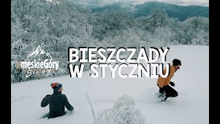 Bieszczady w styczniu  Męskie Góry VLOG 3  Tarnica Halicz Rozsypaniec Połonina Caryńska  2022 [upl. by Sebastian86]