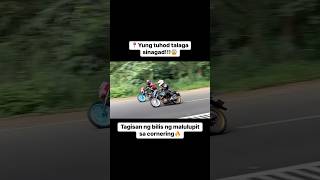 TAGISAN NG BILIS SA CORNERING awareness ridesafe shorts [upl. by Aical]