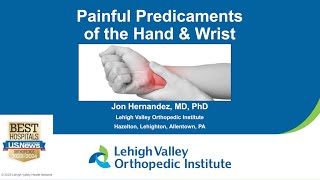 Painful Predicaments of the Hand and Wrist [upl. by Alik]