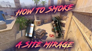 A Site Smokes on Mirage You HAVE to know CS2 [upl. by Lan]