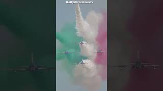 SPECTACULAR BREAK Frecce Tricolori freccetricolori airshow aeronautica aviation aereos [upl. by Sidonie]