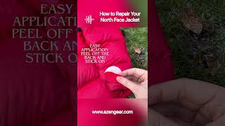 The North Face Jacket Repair with Azengear Puffer Jacket Repair Patches [upl. by Dub]