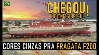 CORES CINZAS para a FRAGATA TAMANDARÉCHEGOU a HORA FABMARINHAEXÉRCITO [upl. by Kenaz32]