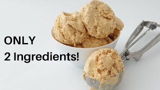 ONLY 2 Ingredients Caramel Ice Cream or Dulce de leche Ice Cream [upl. by Modeste]