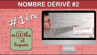 Calculer le nombre dérivé 2  Première [upl. by Ardnauqal244]