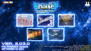 PUMP IT UP PHOENIX V2030 Update Songlist Preview English [upl. by Nosle205]