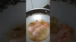 COOKING STREAKY BACON shorts ofwlife streakybacon ofwdubai [upl. by Ecnaralc]