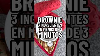 HICE ESTE BROWNIE EN EL MICROONDAS 👏👩‍🍳 receta brownie cocina [upl. by Snej]