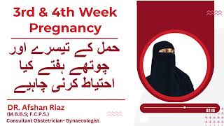 Week 3 4 of Pregnancy Symptoms and Development Stages in Detail  Dr Afshan Gynecologist [upl. by Fabriane]