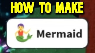 How to Make a Mermaid in Aura Craft Roblox [upl. by Natsirhc]