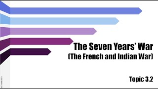 The Seven Years WarFrench and Indian War APUSH Topic 32 [upl. by Sabella]