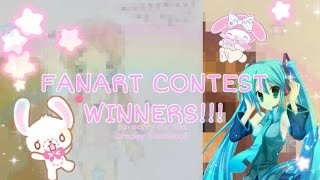 FANART CONTEST WINNERZ 🎀🍮🐾 [upl. by Jimmie]