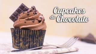 Cupcakes de Chocolate  Quiero Cupcakes [upl. by Ecinahs150]