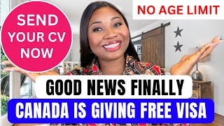 Canada Government is Offering Free Visa Sponsorship To Workers Free Flight Tickets [upl. by Kyla]