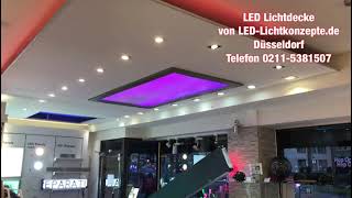 Lichtdecke mit Pixel Dreamcolor Stripes ws2811 Deckenbeleuchtung LED Lichtkonzept [upl. by Aralk]