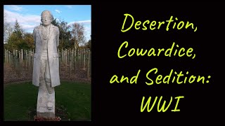 Desertion Cowardice and Sedition WWI [upl. by Einahpts576]