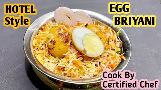 Restaurant Style Egg Biryani  Easy Egg Biryani  Anda Biryani Recipe  Ande Ki Dum Biryani  Egg [upl. by Annahael791]