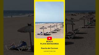 🏖️ LANZAROTE Puerto del Carmen  Beach Playa Matagorda Lanzarote WalkingTour CanaryIslands [upl. by Yelsa137]