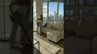 sunday morning house reset asmr home organizing aesthetic fyp routines condo condolife [upl. by Airotkiv]