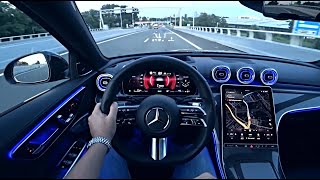 The New Mercedes C Class 2023 Test Drive [upl. by Refotsirc]