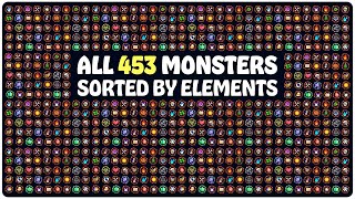 All 453 Monsters in My Singing Monsters Sorted by Elements  All Sounds amp Animations [upl. by Innob]