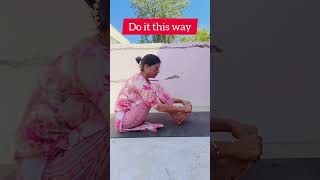 Do you also have stiffy back Try this fitness yoga exercise shorts viralvideo [upl. by Donovan]