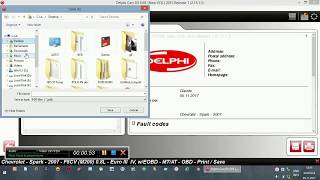 Delphi DS150e Chevrolet Spark ECU scan [upl. by Ruddie]