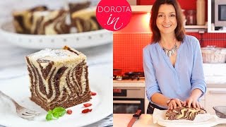 Ciasto zebra 🦓 🍰  Dorota Kamińska [upl. by Sundberg]