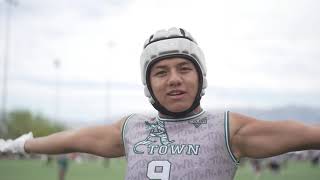 Pylon 7on7 Football Mesquite NV 2021 THE MECCA 2 Tournament TD Highlights [upl. by Ellebanna]