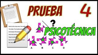 ✅ PRUEBA PSICOTÉCNICA  Ejemplo 04  figuras numéricas personalidad 🔴 [upl. by Katee329]