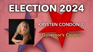 Election 2024 An Interview with Krysten Condon I Governors Council [upl. by Mahala]