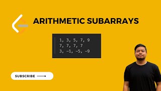 Leetcode 1630 Arithmetic Subarrays  Array  Sorting POTD23Nov2023 [upl. by Honoria]