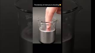 Density of mercury mercury scince experiment viralshort shorts yt neet chemistry [upl. by Aenea]