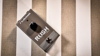 TC Electronic RUSH Booster  in depth review with different amps [upl. by Korwun332]