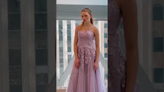 Light up any event with this SweetHeart Tulle One Shoulder Floor Length Prom Dressdress fashion [upl. by Whittemore]