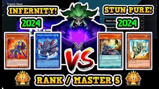 INFERNITY DECK 2024 vs STUN PURE  Combos  Rank  Master 5  MASTER DUEL  Decklist  Highlights [upl. by Rosen874]