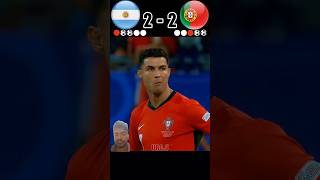 Argentina vs Portugal world cup final penalty shorts football ronaldo [upl. by Aleris]