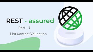 7 RestAssured  Part 7  Validating the list content in Response [upl. by Cummings]