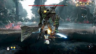 Kena Bridge of Spirits  Wood Knight Boss Gameplay  PS5 4K 60FPS [upl. by Ayhdnas]