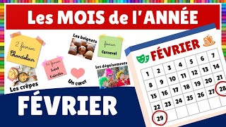 Les mois de lannée  le mois de Février [upl. by Alael]