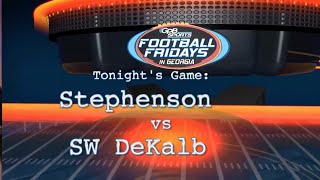 Stephenson vs Southwest DeKalb  Oct 30 2015 [upl. by Tine170]