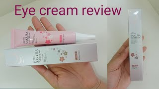 Eye cream কি সত্যিই কাজ করে Japan Sakura Eye Cream review [upl. by Rediah879]